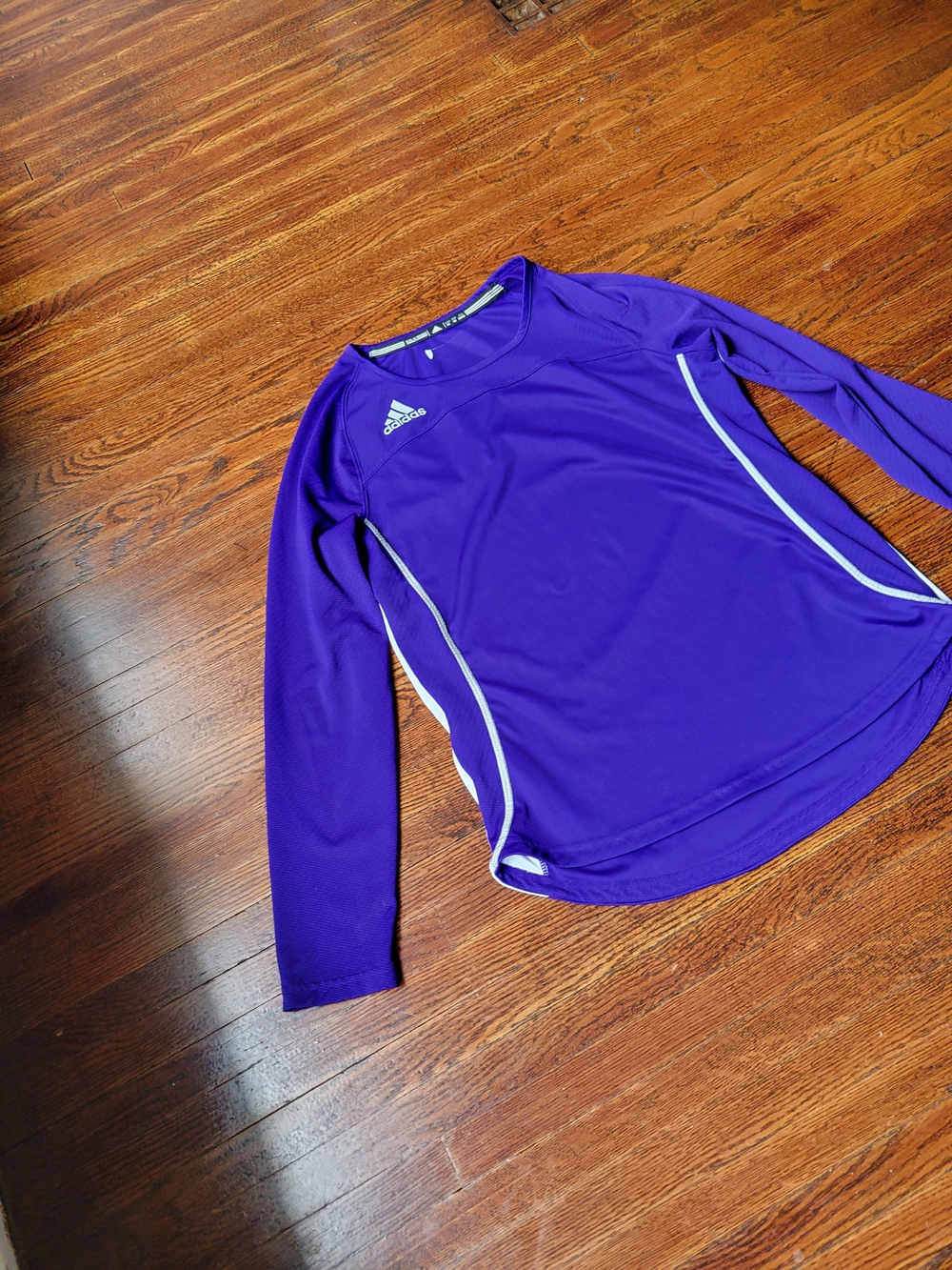 Adidas Climacool Womens Long Sleeve Crew Neck Athletic Pullover Size M Running - Picture 3 of 15